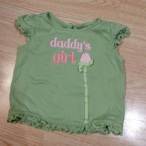 $2w bundle  "Daddy's Girl" green top